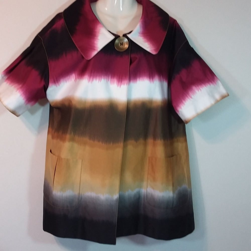 Ellen Tracy Ombre Art Jacket/Coat